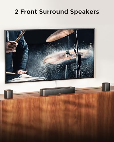ULTIMEA 7.1ch Dolby Atmos Surround Sound System for TV, with 4 Surround Speakers, Surround Sound System Sound Bar with Subwoofer for Home Theater, App Control, HDMI eARC, Aura A60, 2026 Model