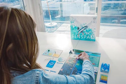 Stonemaier Games: Finspan - A Wingspan Game by David Gordon & Michael O’Connell | A Relaxing Strategy Board Game About Collecting Fish and Ocean Diving for Adults and Family | 1-5 Players, 60 Mins