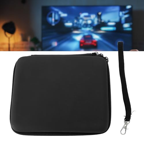 ASHATA Game Card Case for 2DS Console, Hard Shell Carrying Case Pouch with 8 Game Card Holders (Black) - color: Black