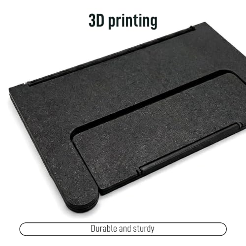 TIMESS Mahjong Card Holder for Table, Under Mat Slide in Stand Angled Viewing Rack Foldable 3D Printed Space Saving Accessory for American Mahjong Mat