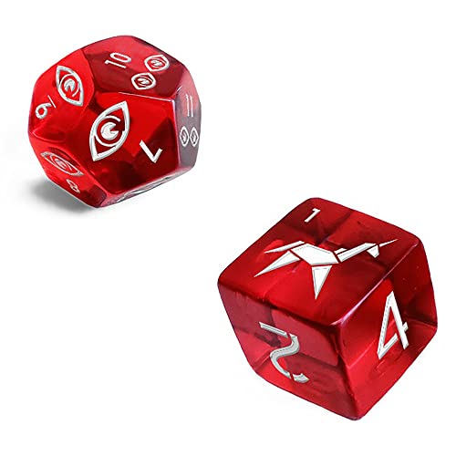 Free League Blade Runner RPG Dice Set of 4, Roleplaying Game Accessory - style: Dice Set