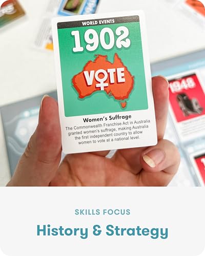 SimplyFun Time Jumpers - Educational Kids’ Game - Learn About History & Geography While Having Fun - 2-5 Player, for Ages 8 & Up - style: Time Jumpers