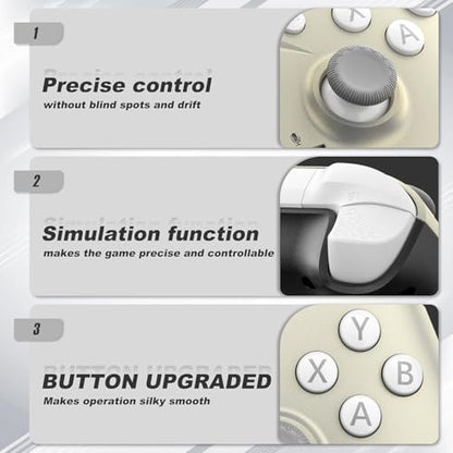 Dinosoo Replacement Controller for PS5/Xbox Series X|S with gamepad, video game controller, gaming controller, works with PS5/Xbox One and Windows 10/11 - color: Dark‌