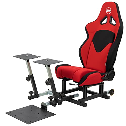 SimFab Modular Flight Simulator Cockpit For General, Civil and Commercial Aviation, MSFS Edition, Compatible With Logitech, Honeycomb, Turtle Beach, CH Products (Black) - color: black