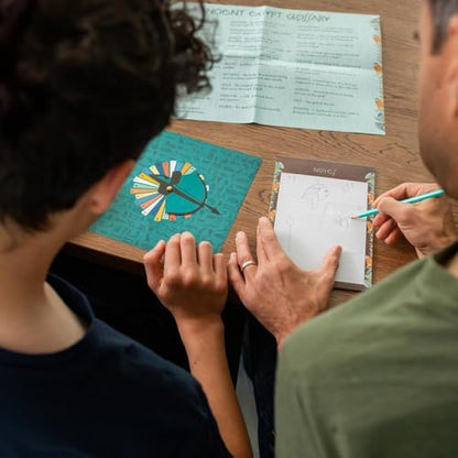 Talking Tables Crack THE CASE Egyptian Escape Room Game Pharaoh`s Curse Escape Room Game Ancient Egypt Themed Family Games for Kids Teens Puzzles Clues Brain Teaser Puzzles Ages 9+ 1-6 Players
