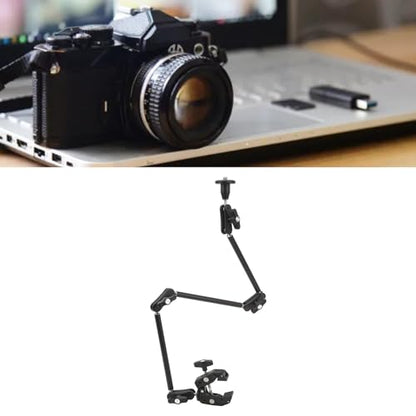 Magic Arm Clamp Mount Friction Power Articulating Magic Arm Magic Arm Clamp Kit Friction with Adjustable Camera Boom Arm with 1 4 Inch 3 8 Inch for SLR Cameras