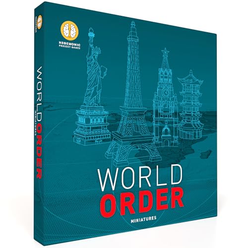 World Order: Miniature Pack - 93 Collectible Pieces, 3D Printed, Board Game Upgrade Components, Tanks, Monuments, Markers, Add-On Accessory Set - style: Miniature Pack