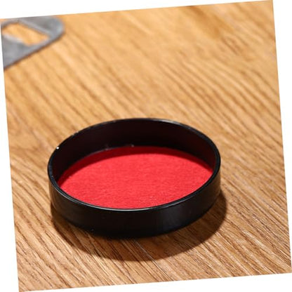 HANABASS 5pcs Dice Cup Base Plate Plush Leather Lid Dice Shaker Tray Storage Cup Lid Ktv Game Professional