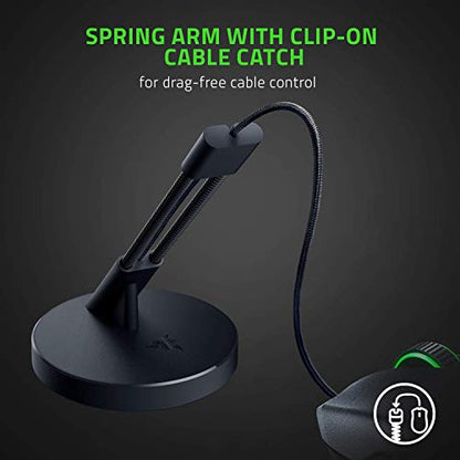 Razer Gaming Mouse Bungee V3: Drag-Free Wired Mouse Support - for Esports-Level Performance - Weighted Base - Anti-Slip Feet - Classic Black (RC21-01560100-R3U1) (Renewed)