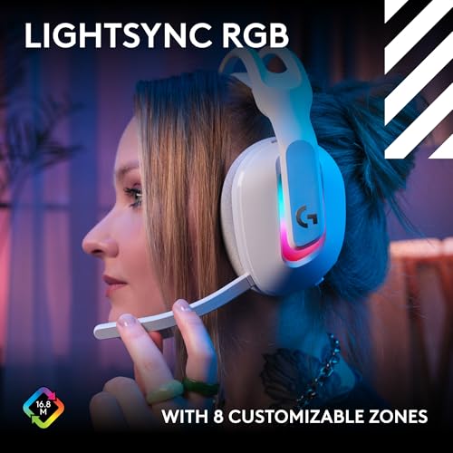 Logitech G Astro A20 X Multi-Platform Wireless Gaming Headset - White | For PS5, Xbox, PC, Switch - PLAYSYNC Audio Switcher, <16 bit/48kHz (Console), <24 bit/48 kHz (PC), <90hr Battery, 2.4GHz & BT - color: White