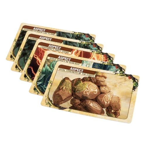 Greater Than Games | Spirit Island: Feather & Flame - Foil Panels | Cooperative Strategy Board Game Accessory | Premium Component Upgrade - style: Foil Panels