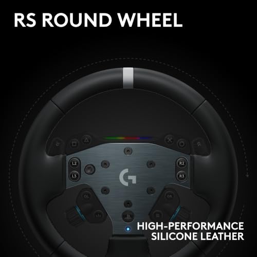 Logitech G RS50 Direct Drive Racing Wheel, Hub, & Base for PS5/PS4/PC | 8 Nm Direct Drive, 11 inch Wheel, 13 Buttons, Adjustable Paddle Shifters, TRUEFORCE Force Feedback Integration - style: Playstation | PC
