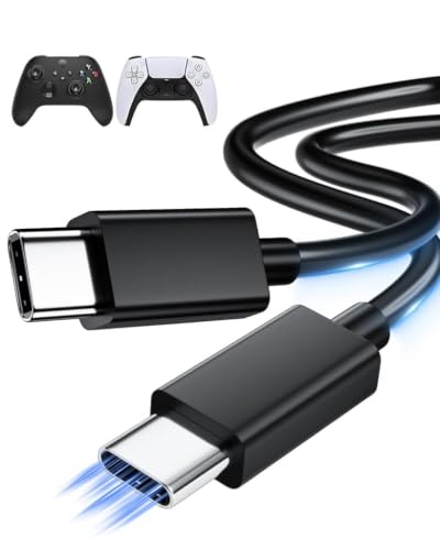 SCOVEE PS5 Controller Charger Cable for Xbox Series S X,USB C Charging Cord | charged and Play simultaneously,durable,long,Data Cable Accessories for Playstation 5 DualSense,Slim/Pro Play NS Switch - size: 10ft