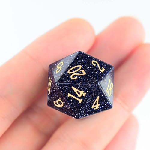 RULE DICE Quicksand Gemstone DND Dice, Dungeons and Dragons Dice Set 7PCS Polyhedral Gem Stone Dice Set D4 D6 D8 D10 D% D12 D20, RPG Dice D&D Accessories Dice Gift - color: A-stone-quicksand