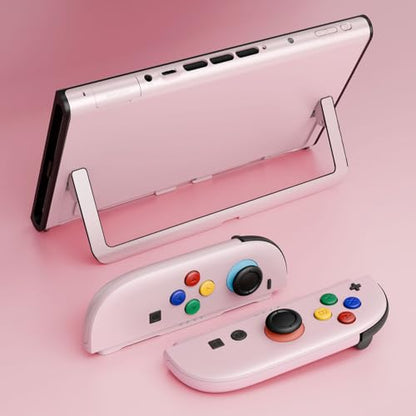 eXtremeRate DIY Replacement Shell Buttons for Nintendo Switch 2, Full Set Rear Back Plate Controller Housing with Button for Switch 2 Console & Joycon 2 - Deluxe Version - Cherry Blossoms Pink - color: Cherry Blossoms Pink