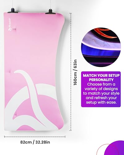 Arozzi Arena Gaming Desk Pad D003 | Full Desk Mouse Pad, Washable Desk Mat, Anti-Slip Rubber Base, Water-Resistant Surface - color: D003