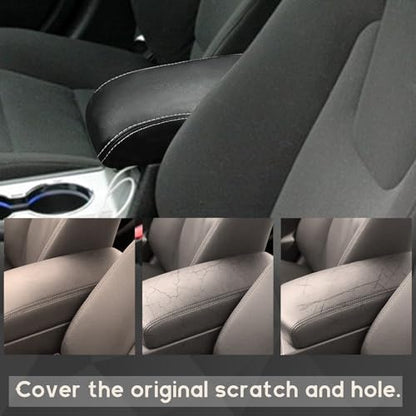 ramuel Center Console Armrest Cover for Ford Fusion 2007-2012 | Anti-Scratch ，Non-Slip ，PU Leather ，Easy Install - size: for Fusion 2007 2008 2009 2010 2011 2012