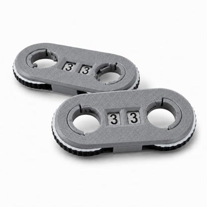 2 Pack MTG Life Counter - HP Tracker with Tracking Card SlotMTG Tabletop RPG(not inclouded dice Inside) Dungeons and Dragons(2 Pack Silver) - color: Color B