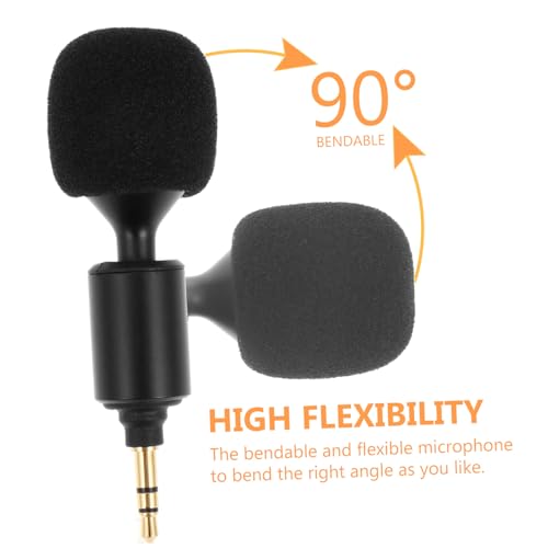 Bendable USB Microphone for Live Streaming and Recording Compatible Laptop and Mobile Phones Omnidirectional Mic Mute Button for Podcasting and Gaming