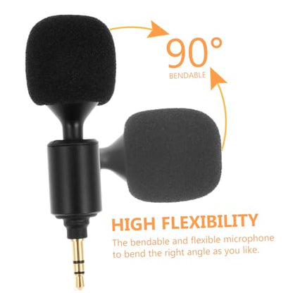 Bendable USB Microphone for Live Streaming and Recording Compatible Laptop and Mobile Phones Omnidirectional Mic Mute Button for Podcasting and Gaming