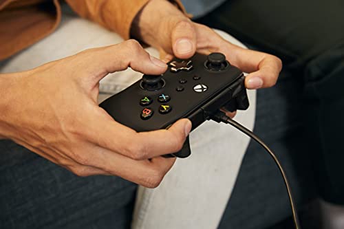 PowerA Enhanced Wired Controller for Xbox Series X|S - Black, Officially Licensed for Xbox - color: Black