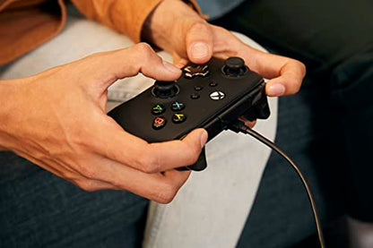 PowerA Enhanced Wired Controller for Xbox Series X|S - Black, Officially Licensed for Xbox - color: Black
