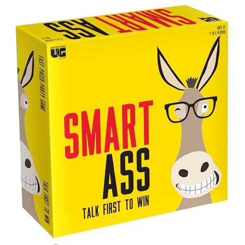 University Games, Smart Ass Trivia The Ultimate Who, What, Where Party Game , for Families and Adults Ages 12 and Up and 2 to 6 Players