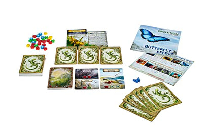 Evolution: Butterfly Effect Board Game Expansion | 1-6 Players | Ages 11 and up | Popular Science | Nature | Animals| Card Game | Simulation | Hand Management | Average Playtime 30-60 min