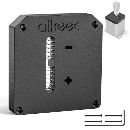 aikeec USB Truck Simulator Shifter for Logitech G29 G27 G25 G920 Thrustmaster T300RS/T500 GT Sim Racing Shifter for PC Windows Racing Games, Froza, Dirt, WRC, Assetto Corsa ATS & ETS2 (Sequential add) - size: Sequential add without clamp