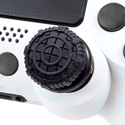KontrolFreek FPS Freek Battle Royale Nightfall for PlayStation 4 (PS4) and PlayStation 5 (PS5) | Performance Thumbsticks | 2 High-Rise Convex Black - color: Black