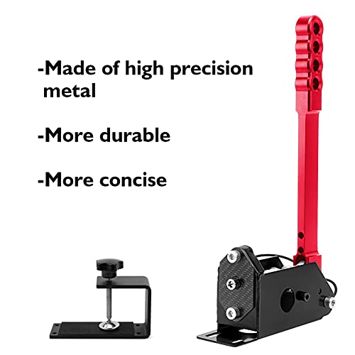 64 Bit USB PC Racing Sim Handbrake,Compatible with Logitech G27 G29 G920 T500 T300 Linear E Brake for Sim Racing Games DiRT Rally 2/4,LFS,Project CARS 2/3,Assetto Corsa ,WRC 7/8/9,Forza Horizon 4/5/6,Fanatecosw PC Windows Hall Sensor with 78 inch USB Cabl