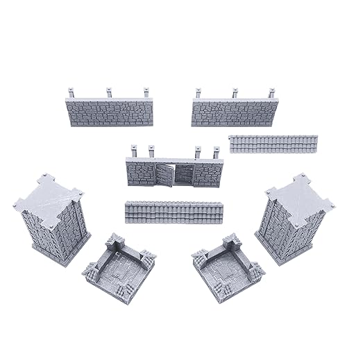 Ironhelm Barracks - DND Terrain Compatible with Dungeons and Dragons, 28mm Miniature Wargaming, Tabletop RPGs, Wargame Scenery