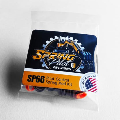 SP66 GEN2 Pilot Control Spring Kit — Mini Excavator & Skid Steer Joystick Upgrade | 8 Springs + 8 Piston Protection Inserts | Made in USA