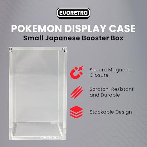 Acrylic Case Display for Small Japanese Booster Box Special Pack of 1 - style: JP Box S (1)