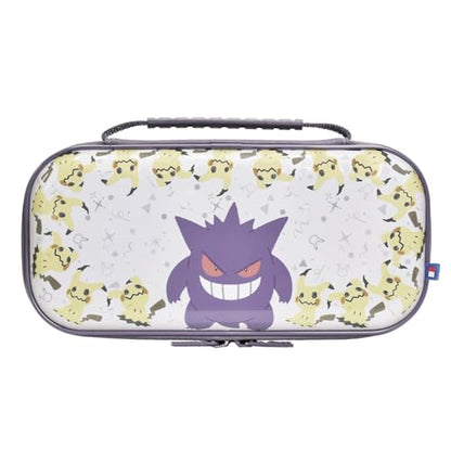 HORI Vault Case (Gengar & Mimikyu) for Nintendo Switch 2 - Hard Shell Case for Switch 2 - Officially Licensed by Nintendo and The Pokemon Company International - color: White