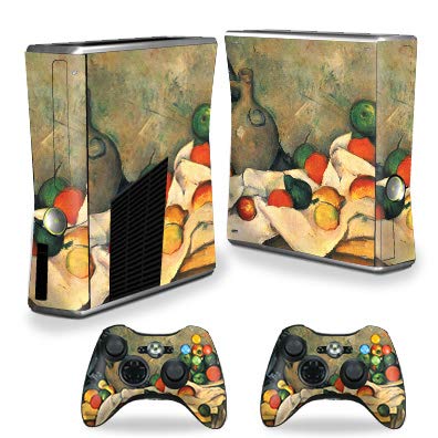 MightySkins Skin Compatible with Xbox 360 S Console - Jug and Fruit | Protective, Durable, and Unique Vinyl Decal wrap Cover | Easy to Apply, Remove, and Change Styles | Made in The USA - color: Jug And Fruit