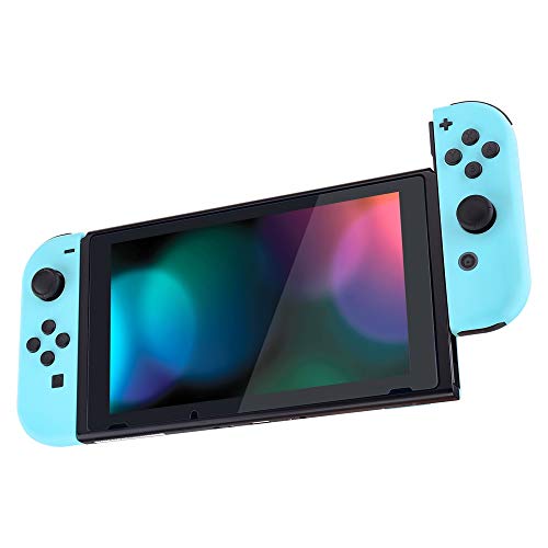 eXtremeRate DIY Replacement Shell Buttons for Nintendo Switch & Switch OLED, Heaven Blue Custom Housing Case with Full Set Button for Joycon Handheld Controller [Only The Shell, NOT The Joycon] - color: Heaven Blue