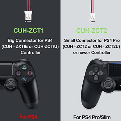 Pickle Power 2 Pack 2000mAh PS4 Controller Battery Replacement for Sony PS4/PS4 Pro/PS4 Slim PlayStation 4 Dualshock 4 Controller CUH-ZCT1E CUH-ZCT1H CUH-ZCT1U CUH-ZCT2 CUH-ZCT2U