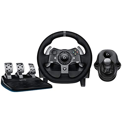 Logitech G920 Driving Force Racing Wheel G Driving Force Shifter Bundle for Xbox One and PC