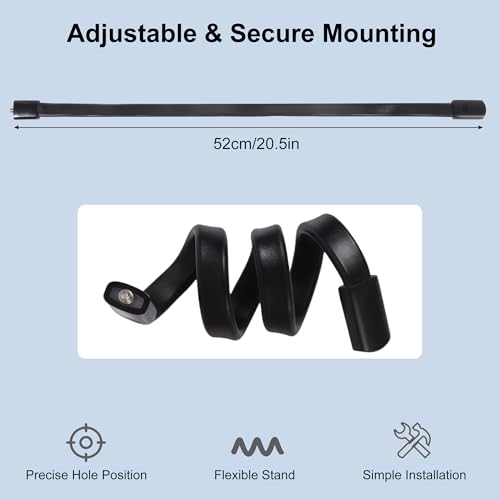 4.52" 115mm Grill Guard with Flexible Gooseneck Stand and USB 3/4Pin Cable | Compatible with Your Idle 120mm PC Fan, for PC Case AV Entertainments Network Rack Workspace Hotspot Cooling and More - size: 115×115mm