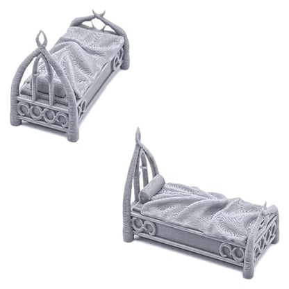 Elegant Furniture by Printable Scenery, 3D Printed Tabletop RPG Scenery and Wargame Terrain 28mm Miniatures