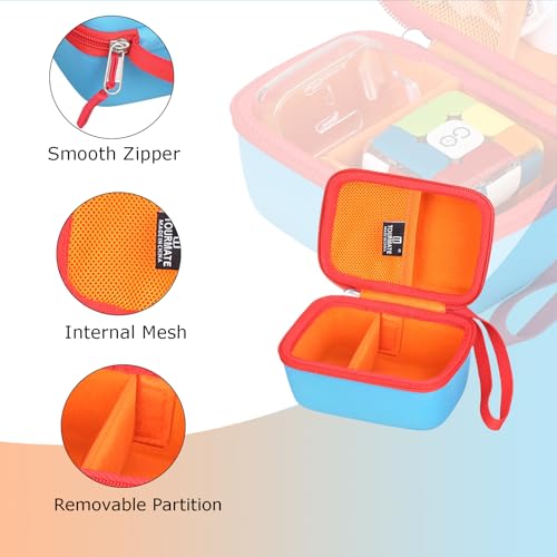 Tourmate Hard Storage Case for GoCube Edge, The Connected Electronic Bluetooth Cube - Award-Winning 3x3 Speen Cube, Case Only(Box for Sale) (Blue & Red) - color: Blue & Red