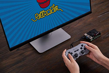 8Bitdo Sn30 Pro USB Wired Gamepad for Switch, Windows & Raspberry Pi(Gray Edition) - color: Gray Edition