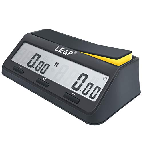Chess Clock Digital Timer Advanced for Game and Chess Timer with Large Screen Bonus & Delay Count Down up Alarm - color: Navy Blue