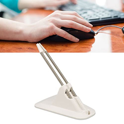 AYNEFY Gaming Mouse Bungee Universal Stylish Simple Rustproof Mouse Cord Management Mouse Cable Holder Black for Esports (White)