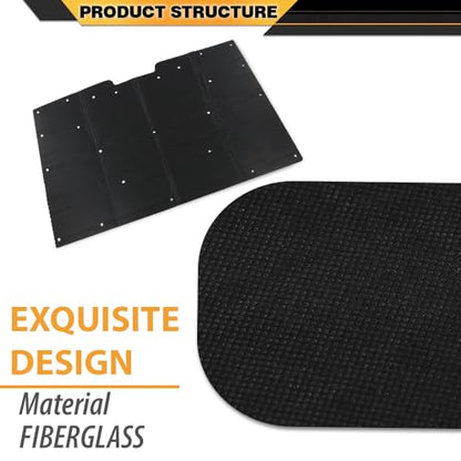 CNNELL Hood Insulation Pad Compatible with Chevy GMC Pickup Truck Jimmy Suburban 1981-1987 Black - style: 1981-1987 Chevy/GMC