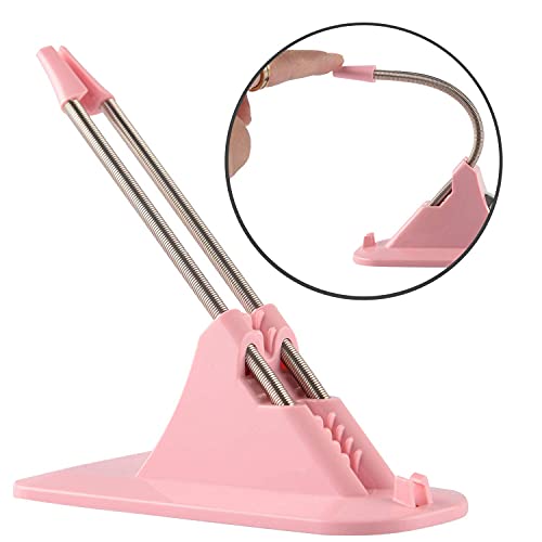 Mouse Bungee Cable Cord Management Clip Gaming Flexible Fixer Holder - Gaming Drag-Free Wired Mouse Support (Pink) (Renewed)