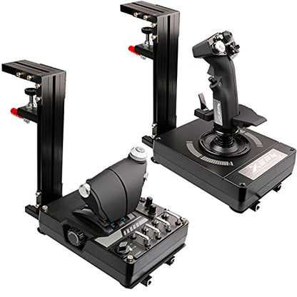 Hikig Desk Mount for Flight Sim Joystick, Throttle and HOTAS Systems - Fits Almost All Flight Sim Controllers (Game Devices Not Included) - Black