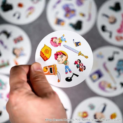 Spot It! K-Pop Demon Hunters Card Game (Eco Blister) | Fast-Paced Matching Game Featuring Characters, Icons & Symbols from K-Pop Demon Hunters, Ages 6+, 2-8 Players, 15 Mins