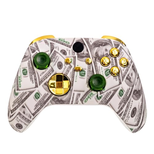 Crazy Controllerz Customz Series Custom Wireless Controller for Xbox One Series X S PC - Cash Money Design - color: XS CASH MONEY